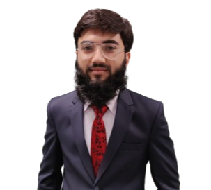 Abdul Basit passport size photo with white background